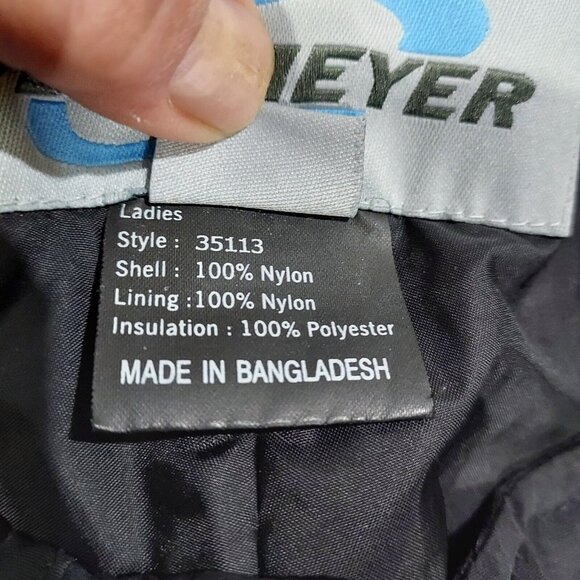 Obermeyer Ski Pants Size 10 Snow Board Black Water Proof Resistant - Picture 12 of 16